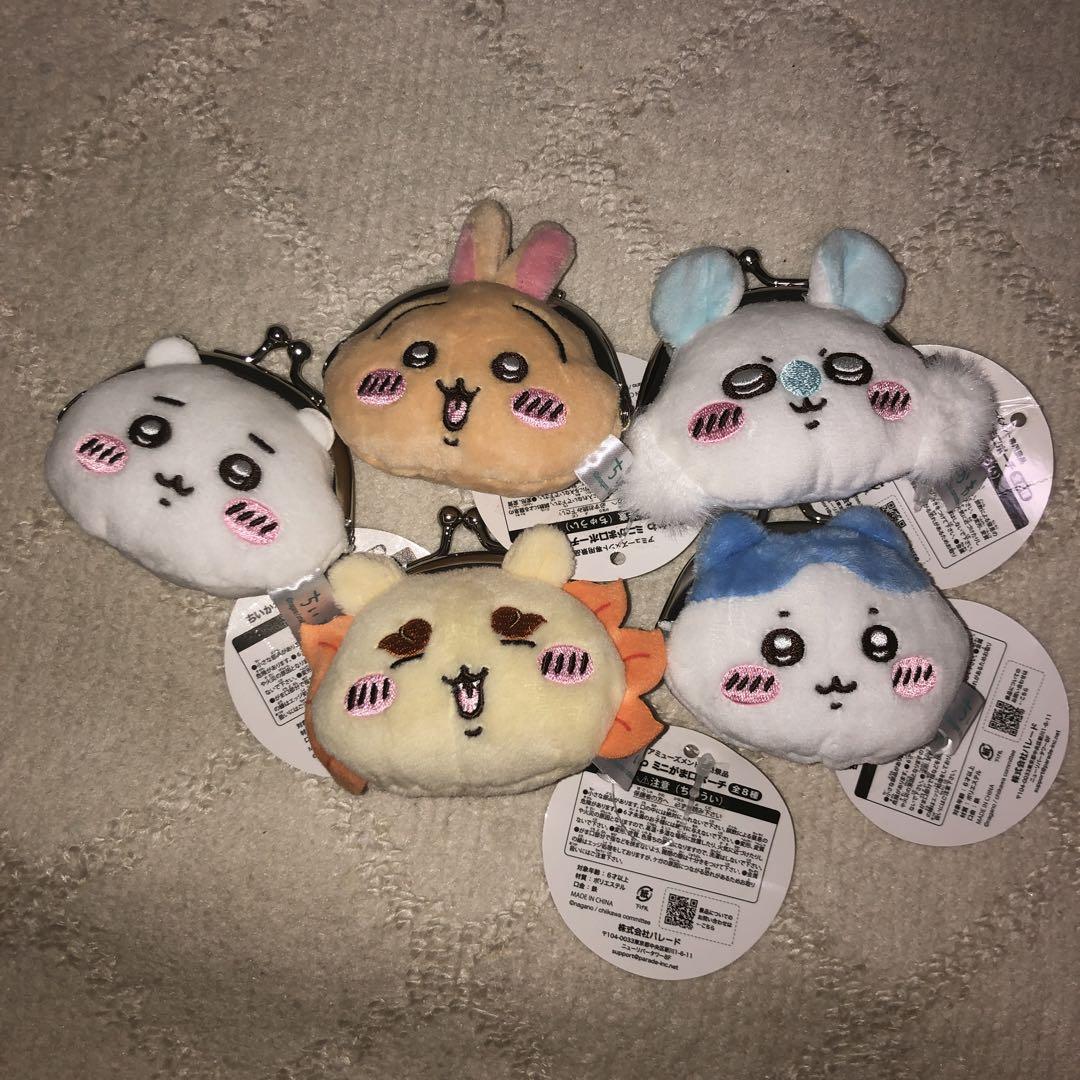 

[USED] Chiikawa Mini Clasp Pouch - Rabbit, Hachiware, Flying Squirrel, Shisa