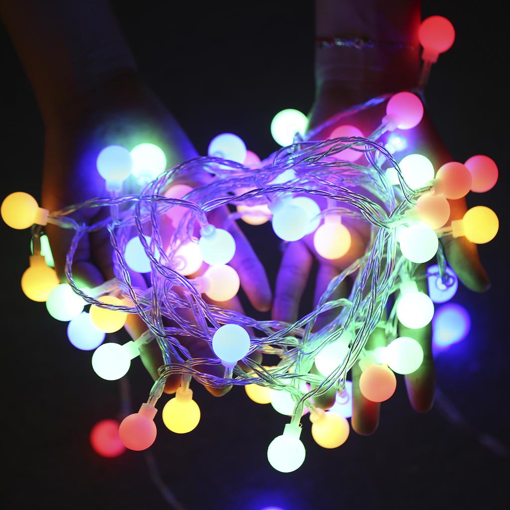 Tomshine Plug-in Globe String Lights 18m/59.06ft 150 LEDs Ball Fairy Light with Remote Control