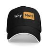 Why Not Sun Baseball Cap Pleasure Hub Spring Classic Hip Hop Hats For UnisexTeens Kpop Rock Snapback Cap