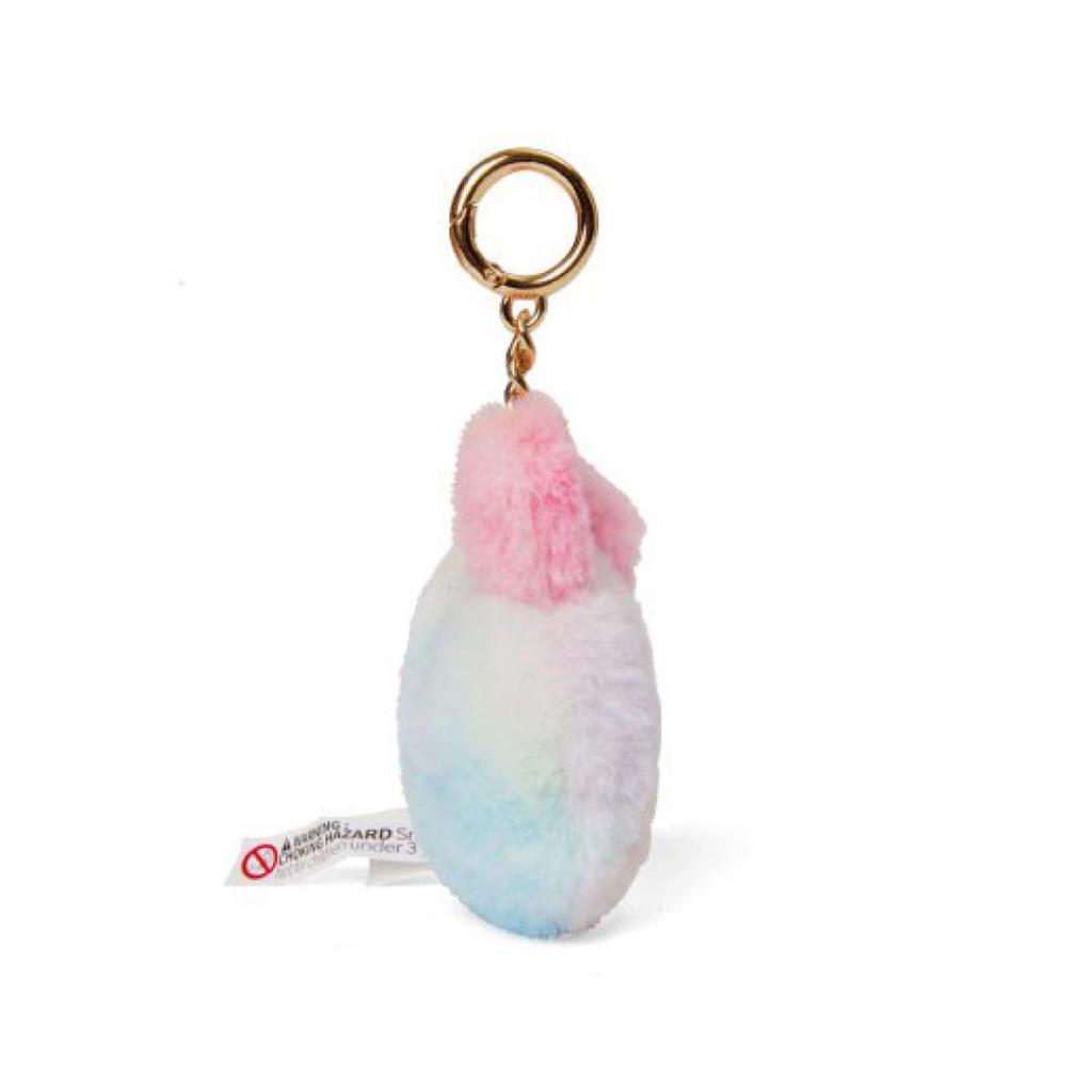[USED] BT21 Baby Rainbow Flat Face Bag Charm COOKY