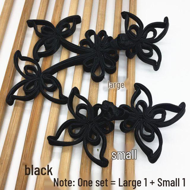 Ręcznie robione guziki Żabki 3D: Retro Kwiatowy Cheongsam Garnitur Tang Dekoracja