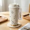 316 Stainless Steel Ceramic Double-Wall Coffee Thermos Cup - Large Capacity, Ideal Gift.