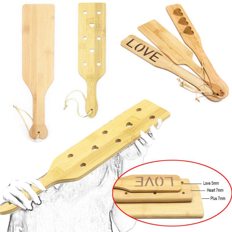 Large Bamboo Kinky Spanking Paddle Whip BDSM Adult Game Slave Erotic Rectangle Sex Toys Couples Flirting Role Play