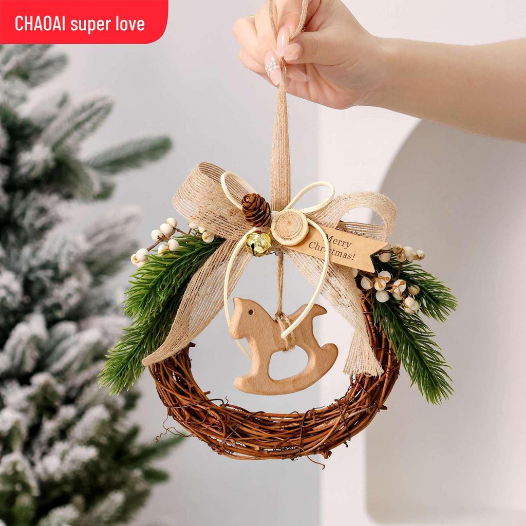 2026 Christmas Bell Wreath Ornaments - Festive Tree Decorations & Hanging Accessories