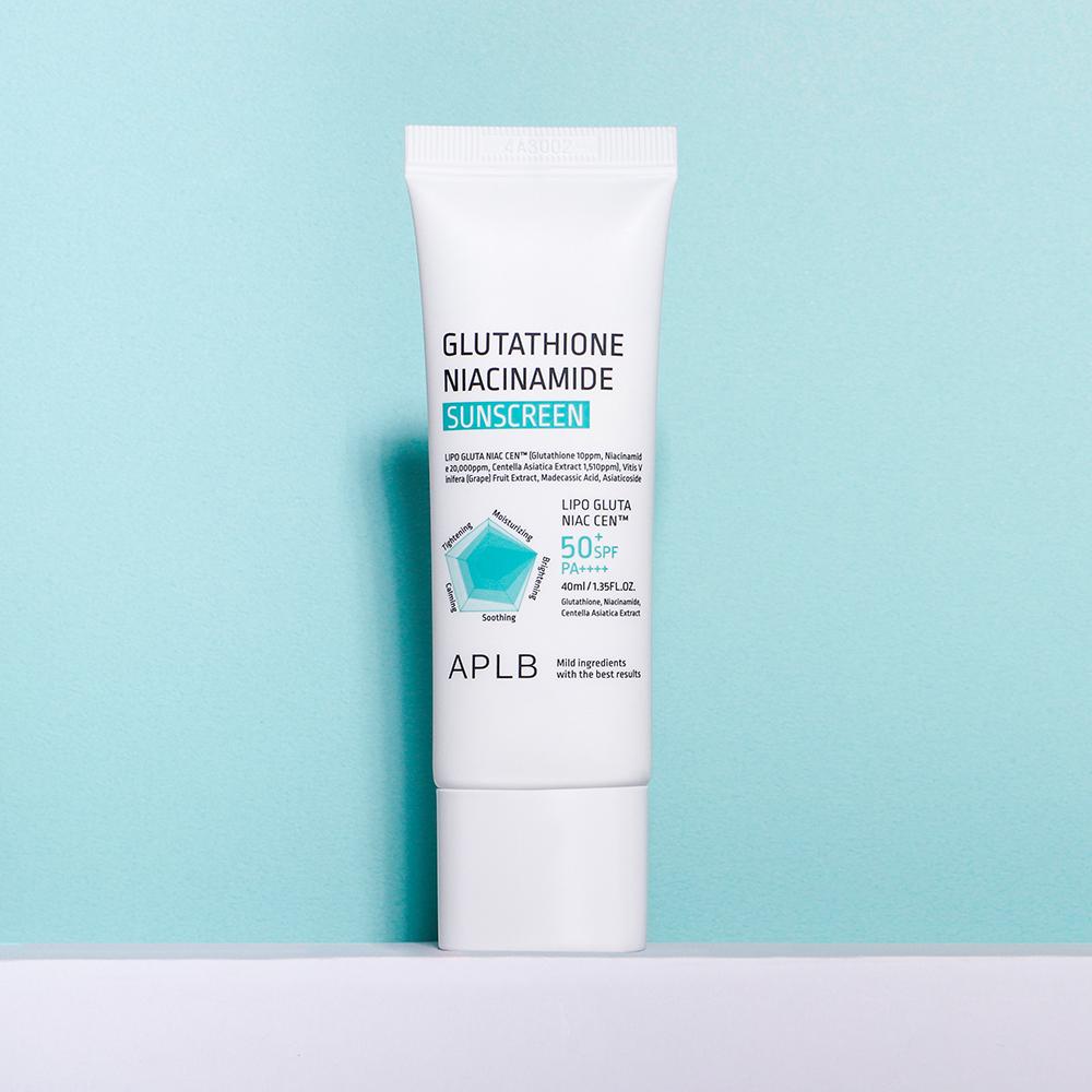 APLB Glutathione Niacinamide Sunscreen 40ml - UV Protection, Korean