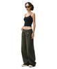 Deketeuumeon Signature Low Rise Wide Jeans Dcwpt004Khaki