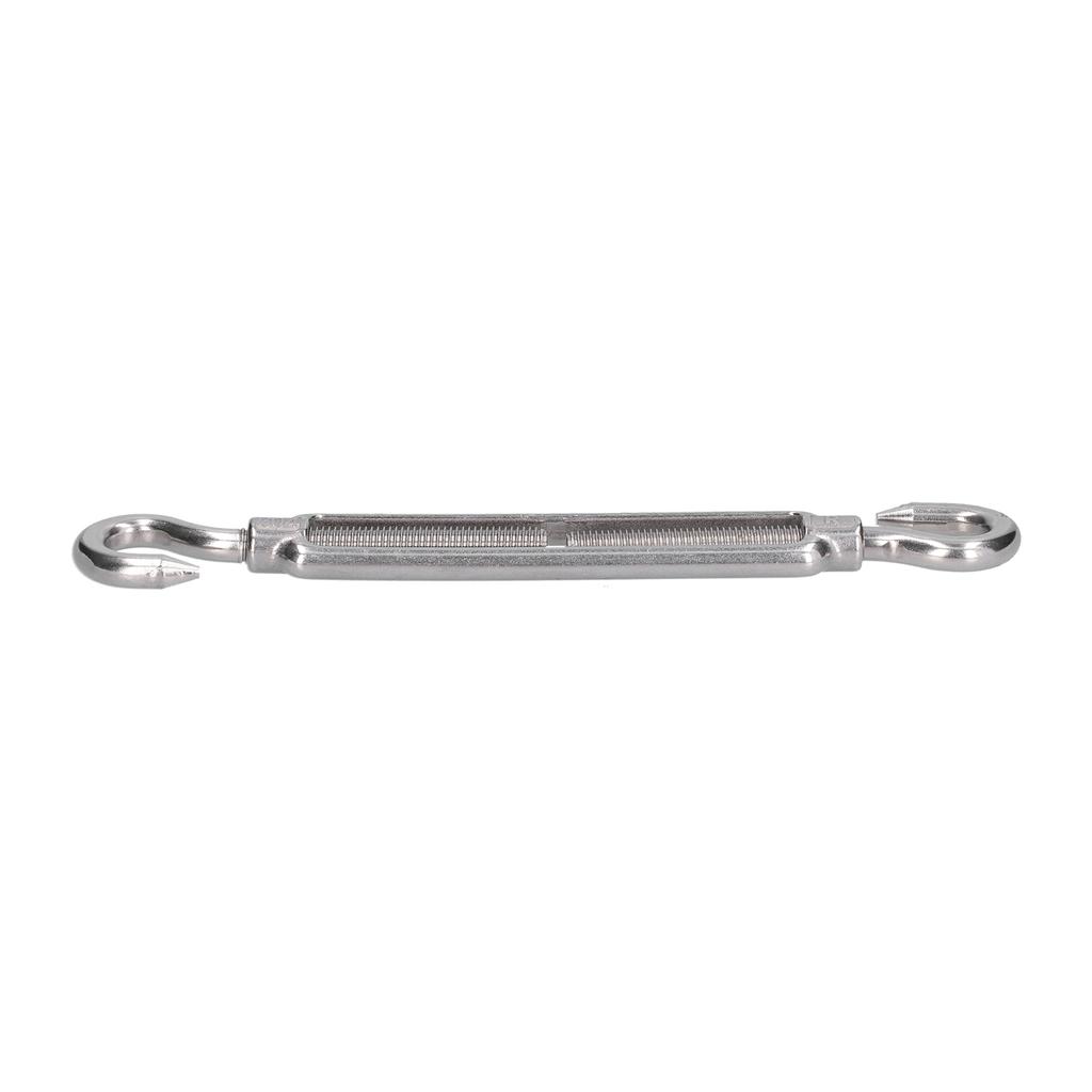 5Pcs Turnbuckle Hook and Hook Wire Rope Tension 304 Stainless Steel Shade Sail HardwareM4