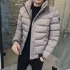 Men's Winter Jackets Korean Version of Slim-fitting Thick Warm Camouflage Hooded Short Slim-fit Stand-collar Down Coat