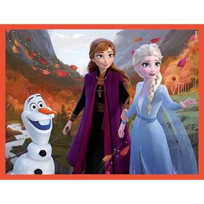 Clementoni Frozen Ledové království – 12 dílků Děti 3 roky, Kreslené filmy, Kostky, Disney puzzle, vyrobeno v Itálii, 41192,