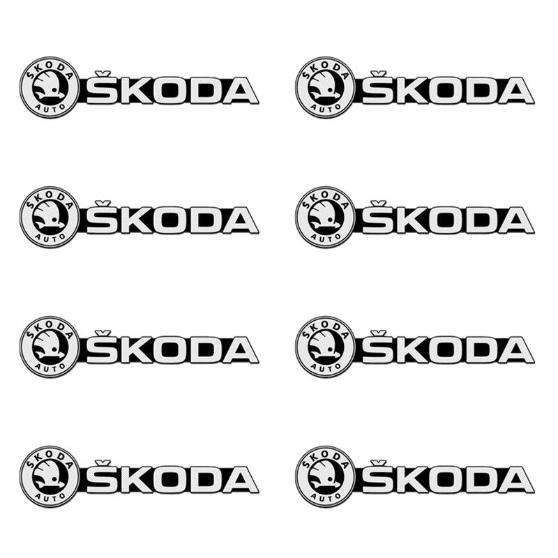 Autocolant Stereo Insignă Decorativă Audio Auto Pentru Skoda Octavia MK2 MK3 2 3 A7 Fabia Karoq Kodiaq Superb Rapid Kamiq Scala Yeti