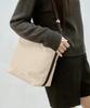Re Rhee Square Nylon Shoulder Bag Ivory Beige