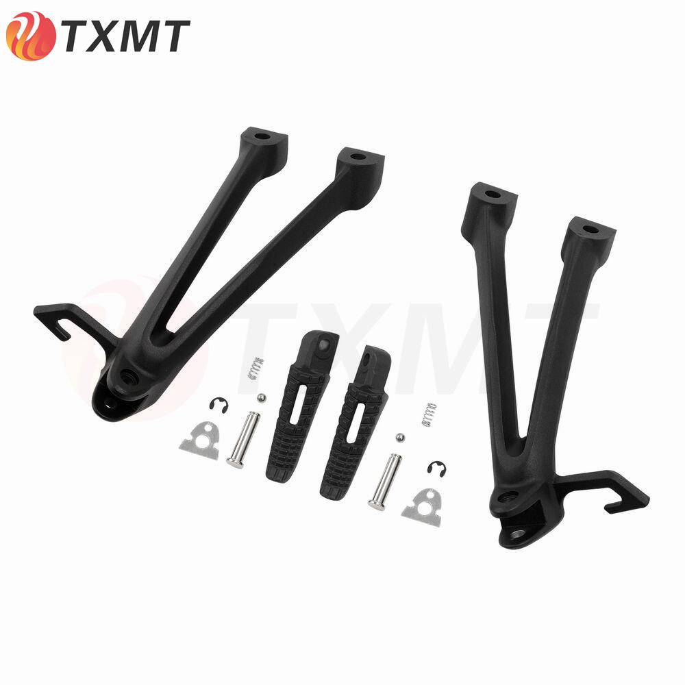 Compatible Suzuki GSXR600/750 K6-K10 Front & Rear Footrest Bracket Assembly