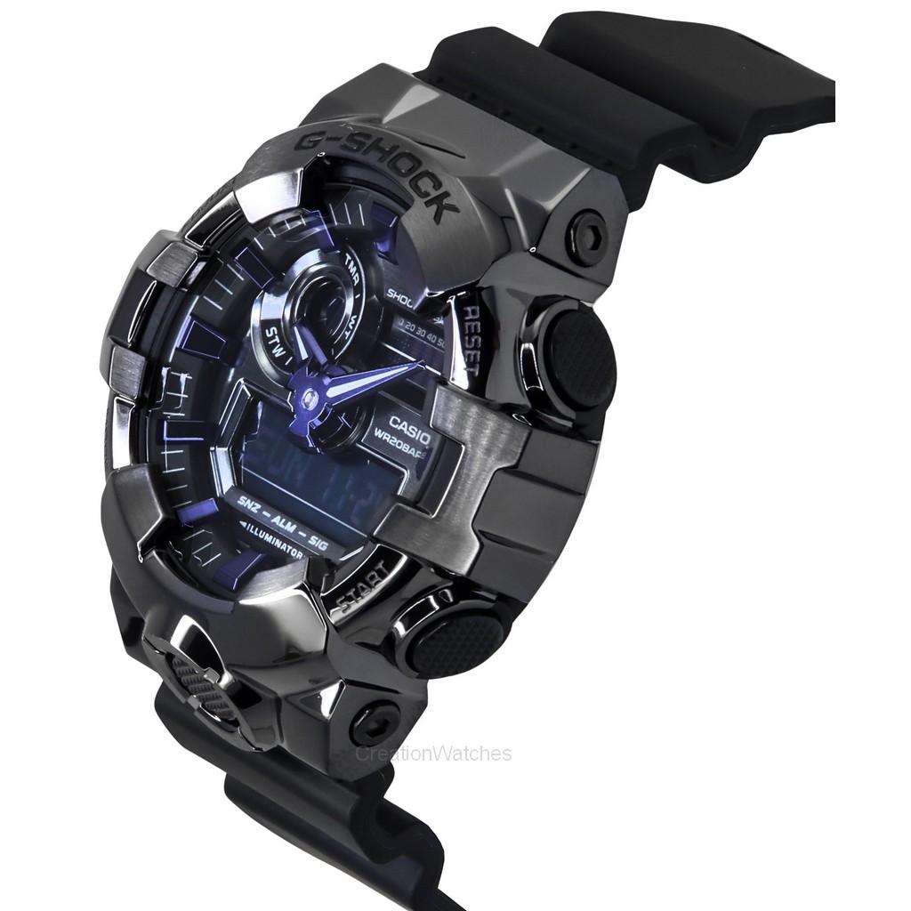 Casio G-Shock G-Steel Analog-Digital-Harzarmband Graues Zifferblatt Quarz GM-700P-6A 200M Herrenuhr