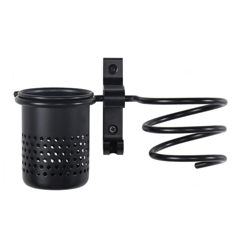 

Black Space Aluminum Multifunction Hairdryer Stand European Style Bathroom And Bathroom Wall Hairdryer Filling