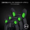 Razer Kraken Kitty V2 Pro Black Wired Gaming Headset with Interchangeable and Bunny Ear Four Razer Chroma RGB Detachable Razer HyperClear Cardioid