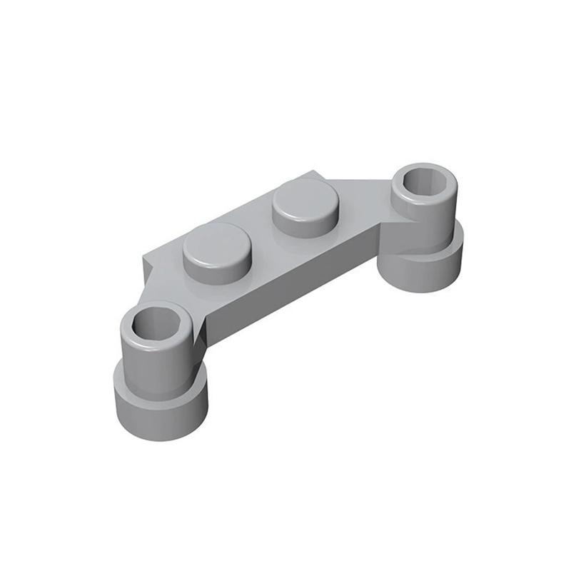 

50pcs Building Blocks Technicalal parts 1x4 with branch plate on both sides MOC Educational toy for children birthday gift 4590 50pcs світло-сірий колір