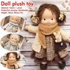 Waldorf Doll Handmade Mini Dress Up Dolls Mini Cute Native Enamel Doll Kawaii Soft Stuffed Plush Toys Girl Kids Birthday Gift