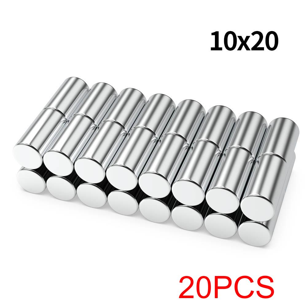 10x20mm Superstarker Neodym-Magnet N35 NdFeB Permanentmagnet Runde Starke Magnete Kühlschrankmagnet