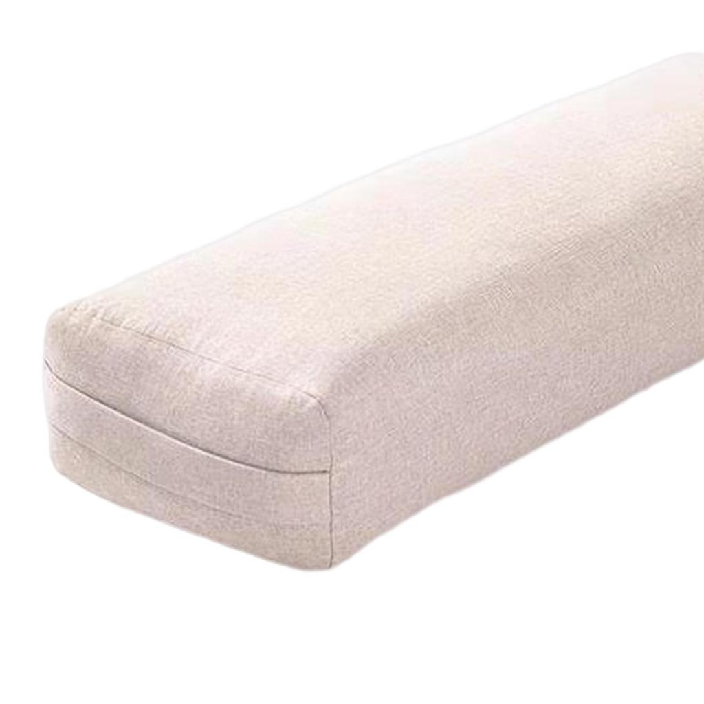 Professional Yoga Bolster with Carry Handle Pillow for Legs Restorative Yoga 