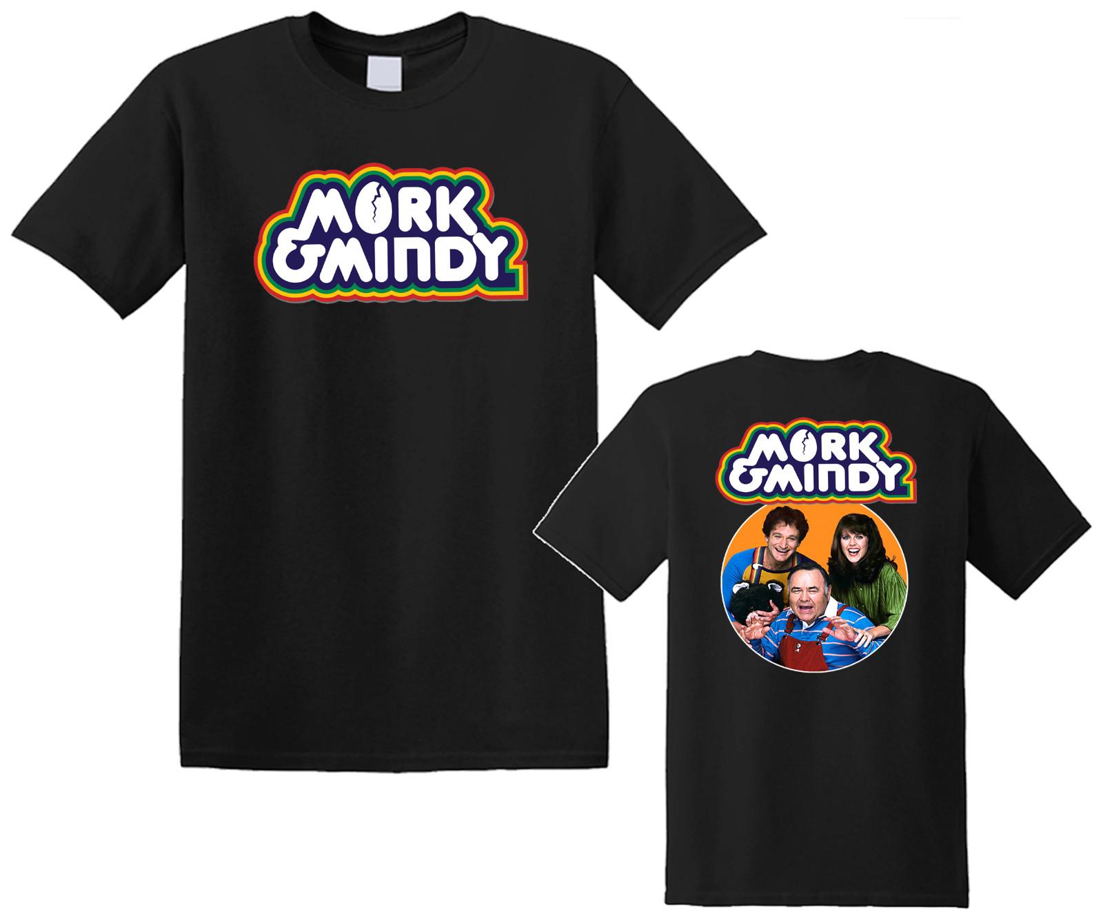 Mork & Mindy 70s movie Men s Black Size S to 5XL S разноцветный