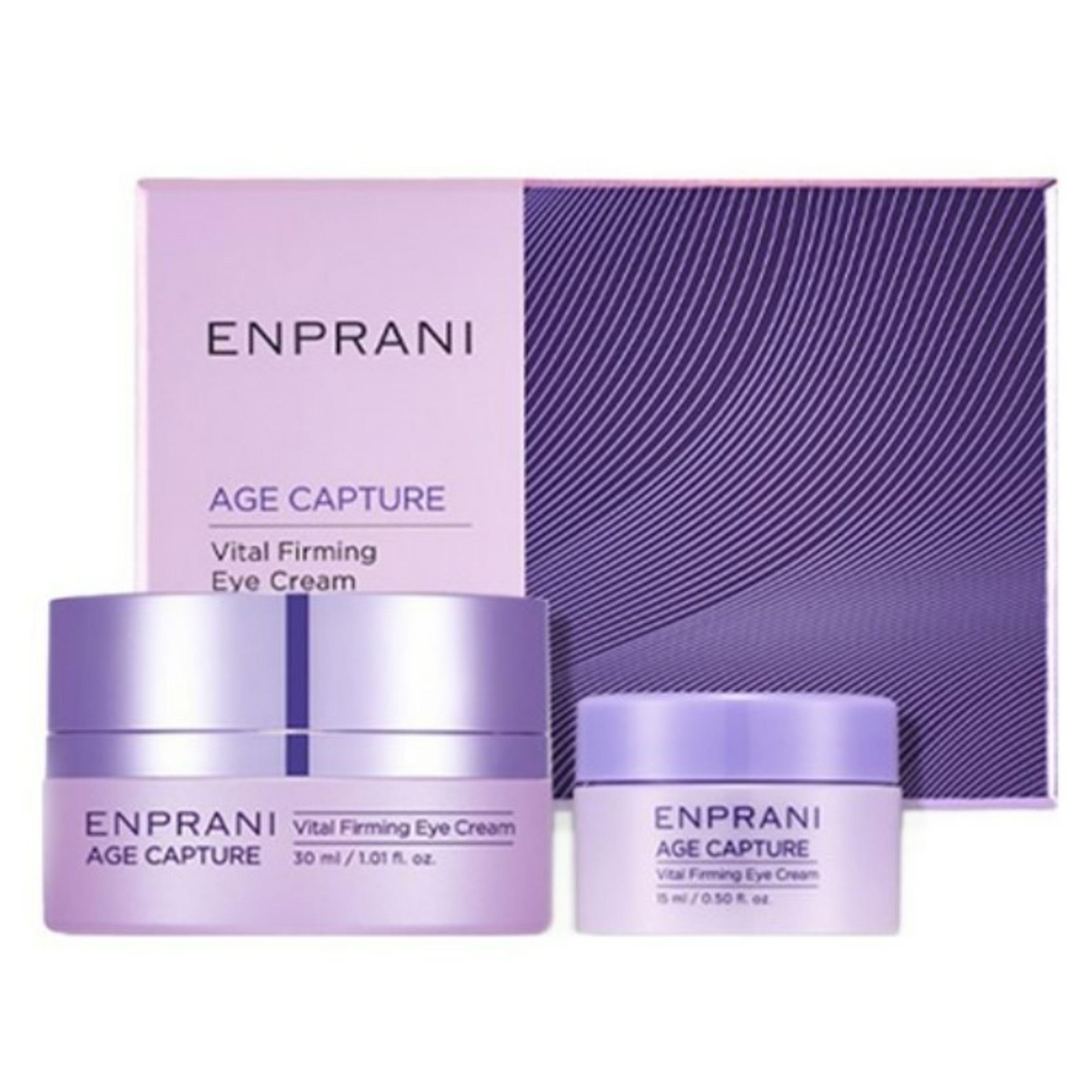 Enprani Age Capture Vital Firming Eye Cream Set Anti-Wrinkle & Elasticity Care Eye Cream 30ml + 15ml