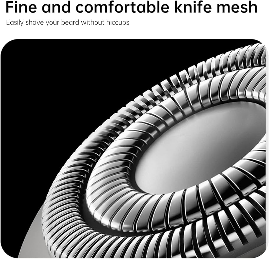 Golarka elektryczna dla mężczyzn, Męskie golarki obrotowe, Wodoodporna, Do golenia na mokro i na sucho, Akumulatorowa golarka elektryczna do twarzy męskiej, Bezprzewodowa, z pływającą głowicą.