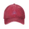 A Boogie Wit Da Hoodie  Lazy Style Baseball Cap Structured Fit Sports Enthusiasts Washed Denim Cap