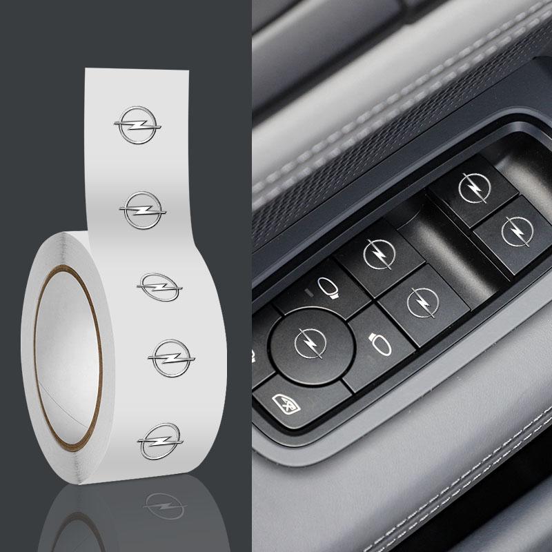 1/2/5/10pcs Car Styling Emblems Stickers Interior Decoration Decal For Opel Insignia Astra Antara Meriva Zafira H G Corsa QS7