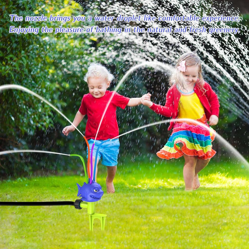 Hydrant Sprinkler Outdoor Water Spray Toy Backyard Garden Water Toys Summer Yard Cartoon Splash Sprinkler Baby Bath Toy for Kids