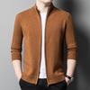 2025 Höst/Vinter Herrtjock Ullstickad Cardigan Sweater