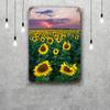 Sunflower Vintage Tin Sign Home Decor Wall Decor Art Wall Mural Room Decoration Decor Retro Metal Sign Plate Bar Posters