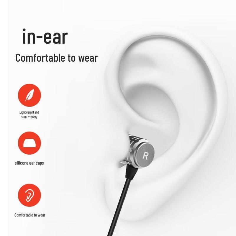 Newmine JK12 Metal In-ear Wired Earphones with Mic