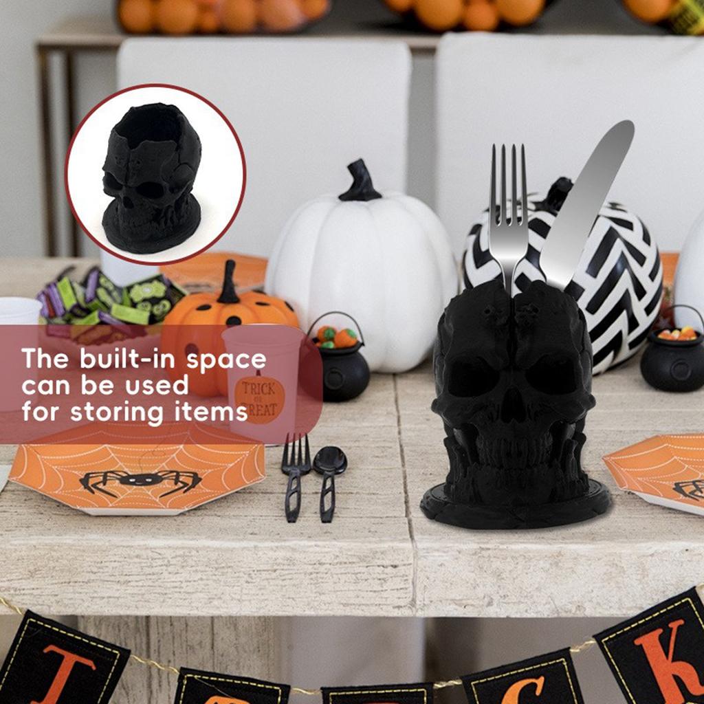 Halloween Pen Holder, Halloween Festive Atmosphere, Creative And Interesting Desktop Decorative Items, Plastic.