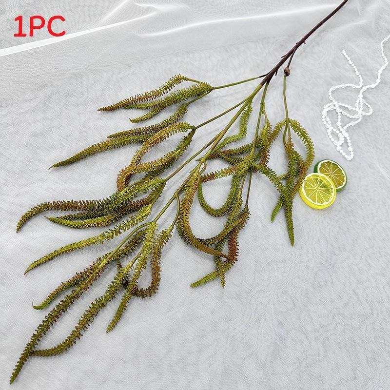 Artificial Mirb Salicaceae With Soft Plastic Leaves For Decoration Indoor