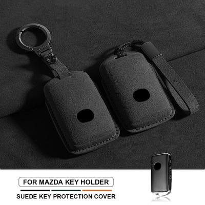 Kožené Pouzdro na Klíčenku pro Auto pro Mazda 3 6 Alexa CX30 CX50 CX60 CX 3CX4 CX5 CX8 CX9 Chránič Příslušenství
