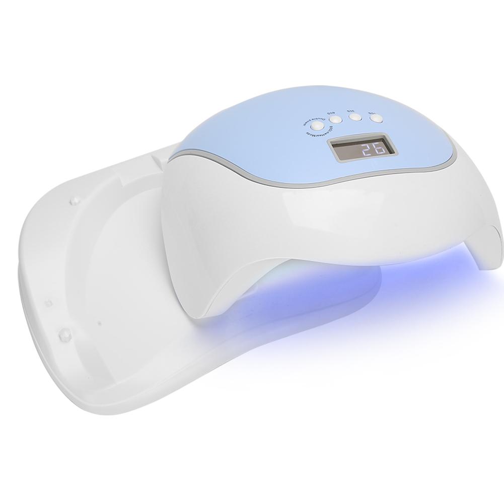 120W Professional LED UV Gel Nail Polish Dryer Lamp Intelligent Nail Curing MachineEU Plug 110‑240V