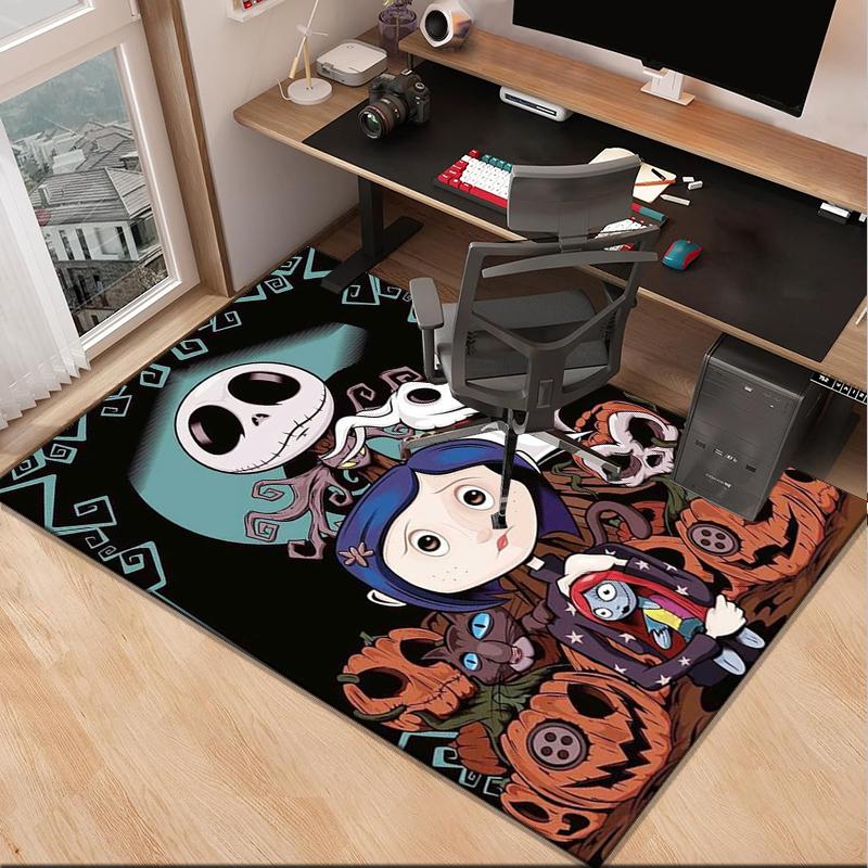 Fantasy In horror mother Office Rug Chair Mat, Game Carpet, Suitable for Front Door, Bedroom, Living Room, Desk, Holiday Gift