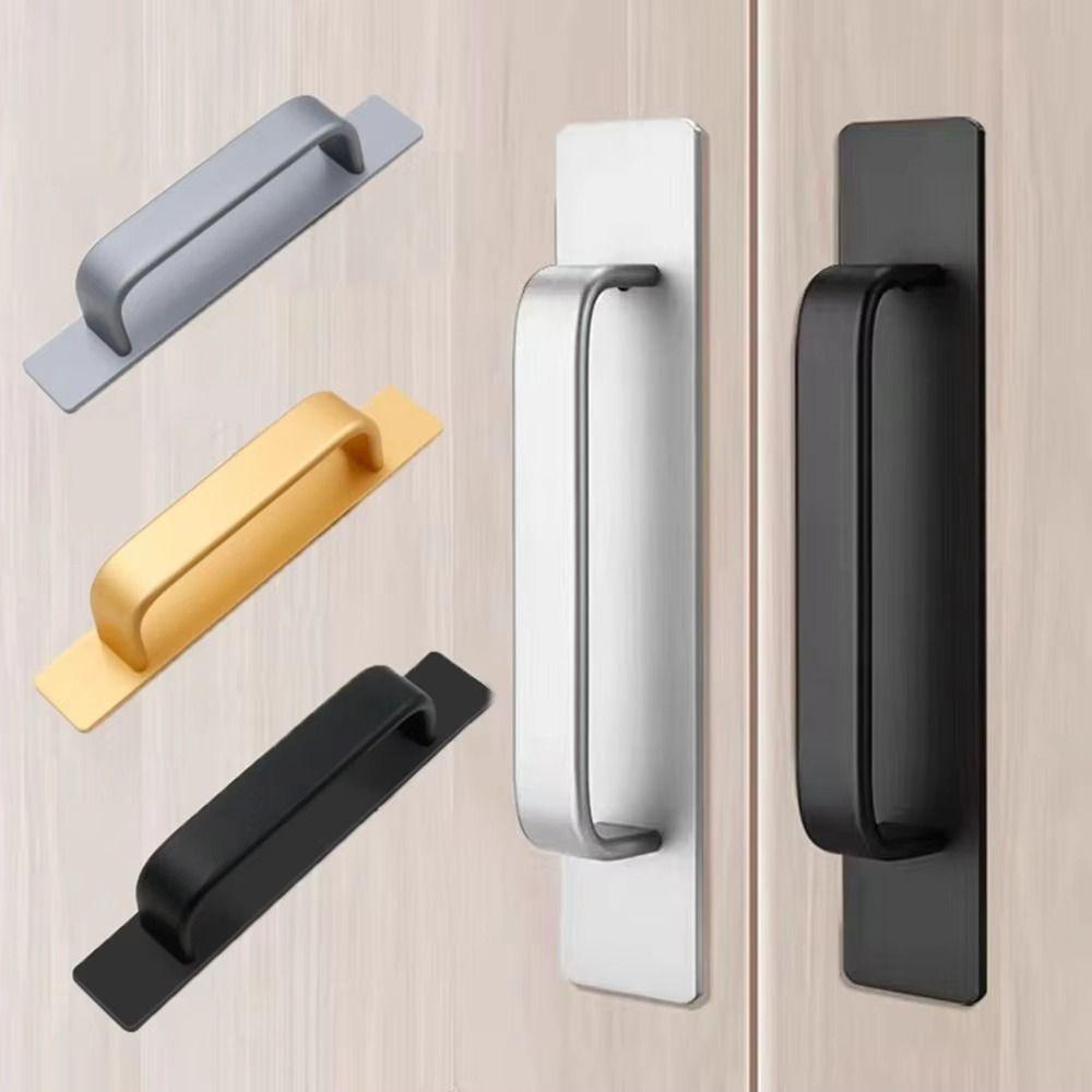 Aluminum Zinc Zinc Alloy Punch-free Door Handle Practical Window Handle Closet Knob  Wooden Door