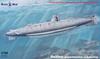 Micromill 1/144 Italian Navy Delfino Submarine 1890 Plastic Model MKR144-037 (Submarine)