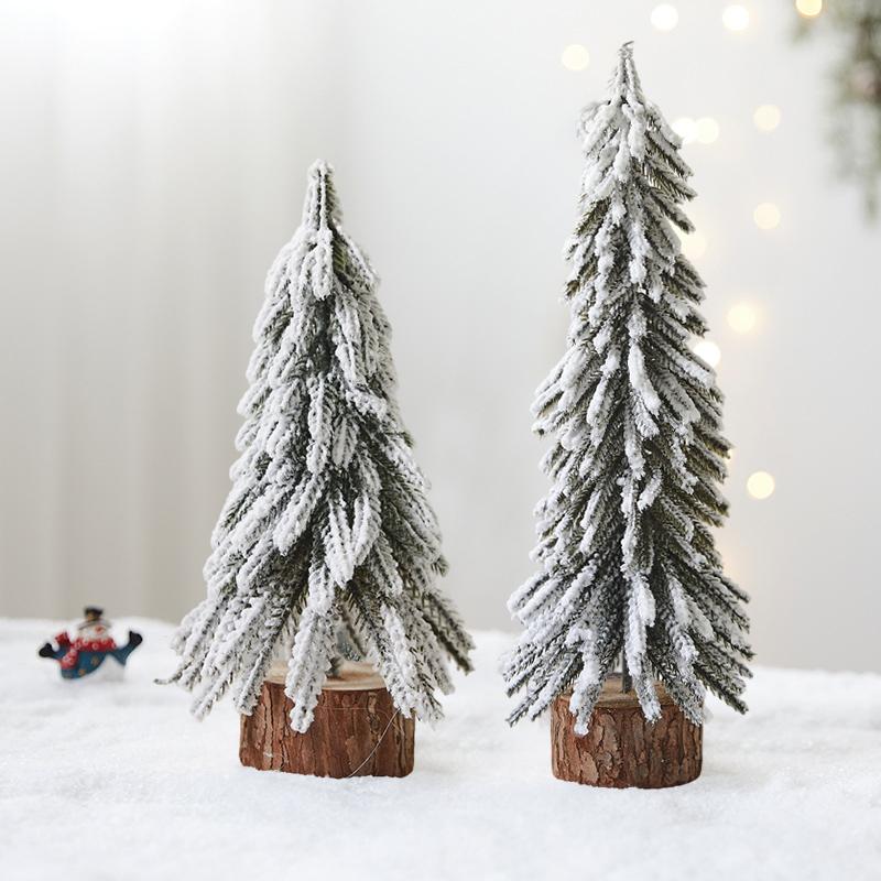 1 stk Mini Snødekt Juletre Fallende Snø Juletre Skrivebord PE Juletre PE Snødekt Julepynt