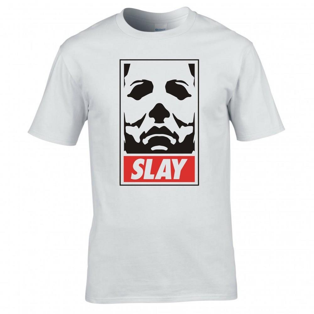 Inspired By Halloween Michael Myers Obey Slay Tshirt