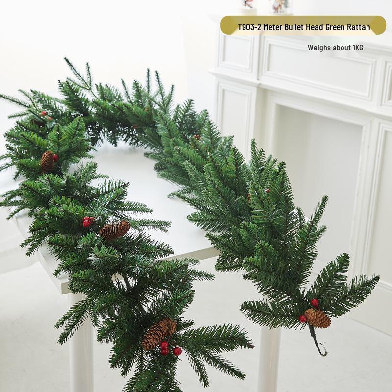 Christmas Snowflake Garland for Hotels, Malls, Windows, Doors & Stair Handrails