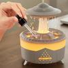 Humidificador de nube de lluvia, humidificador de hongo con gotas de agua, difusor de aceite esencial de aromaterapia con forma de hongo y apagado automático, adecuado para el hogar y el dormitorio
