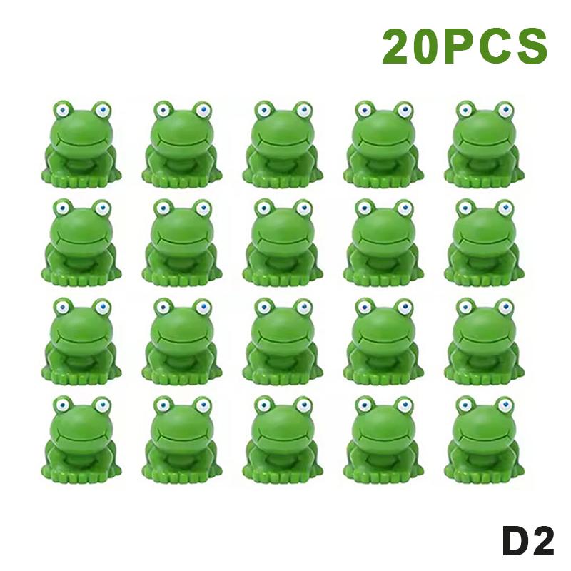 10/20Pcs Mini Resin Frogs Statues Frogs Figurines Garden Decor Fairy Garden Ornaments Indoor/Outdoor Microlandscapes Home Decor
