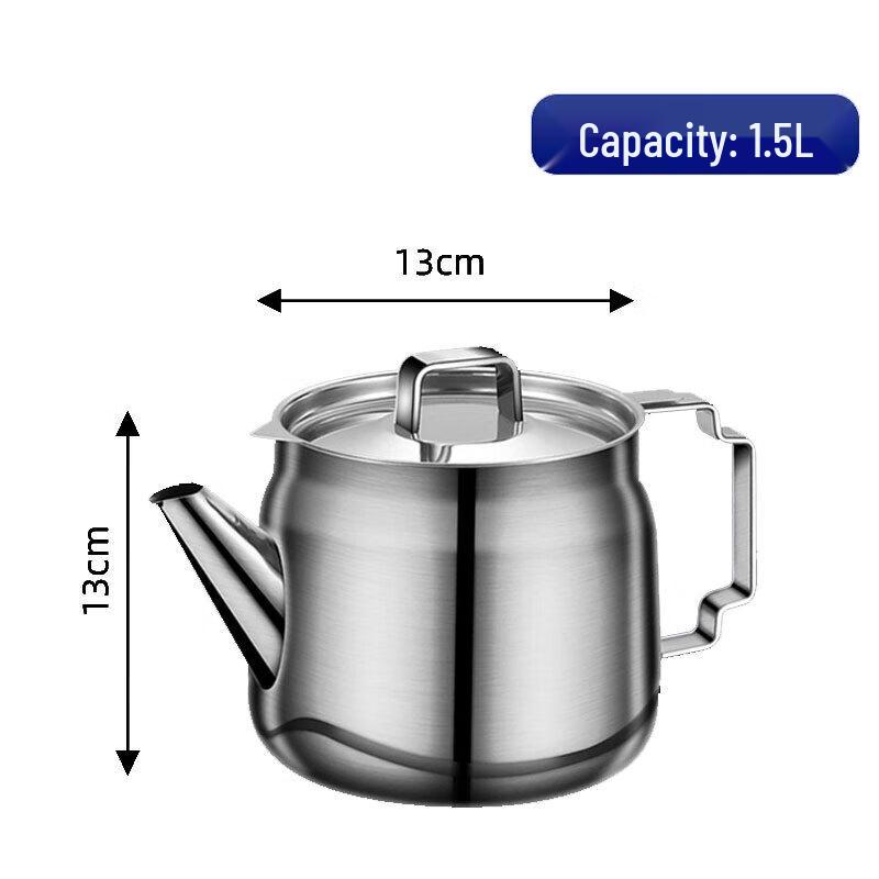 Stainless Steel Oil Dispenser with Filter