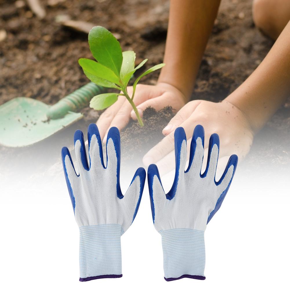 5 Pairs Wear Resistant Non Slip Gloves Breathable Gardening Gloves for Garden Planting Use