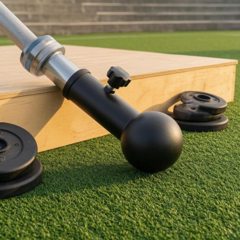 Barbell Landmine with Tightening Knob Portable Attachment Strong