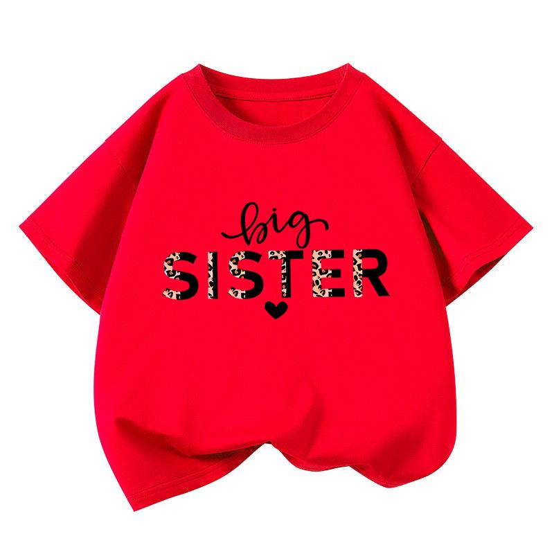 Girls' Cartoon Print Round Neck Short-Sleeve T-Shirt - Summer Casual Children's Top