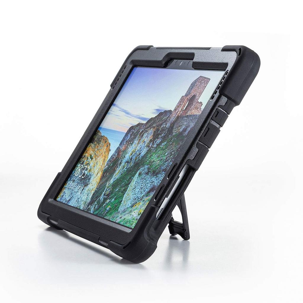 SANWA SUPPLY Surface Go 2 Shockproof Case (with Handle, Stand, and Shoulder Strap) PDA-SF7BK