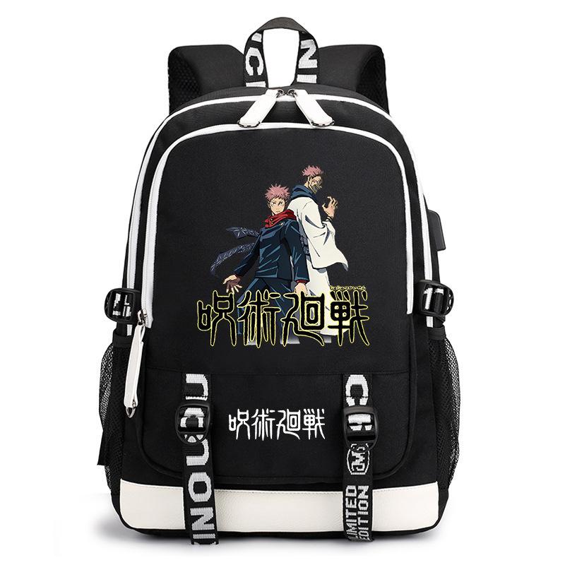 Day Mantra Return To War Anime School Bag Fashion Backpack Elementary School Students Large Capacity Backpack Burden Reduction Storage Bag
